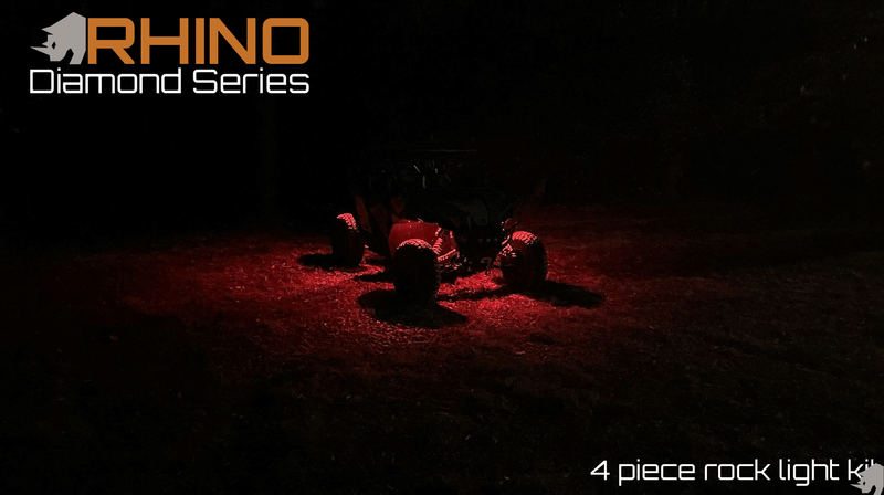 Load image into Gallery viewer, Rhino Lights Diamond Series RGB Rock Lights