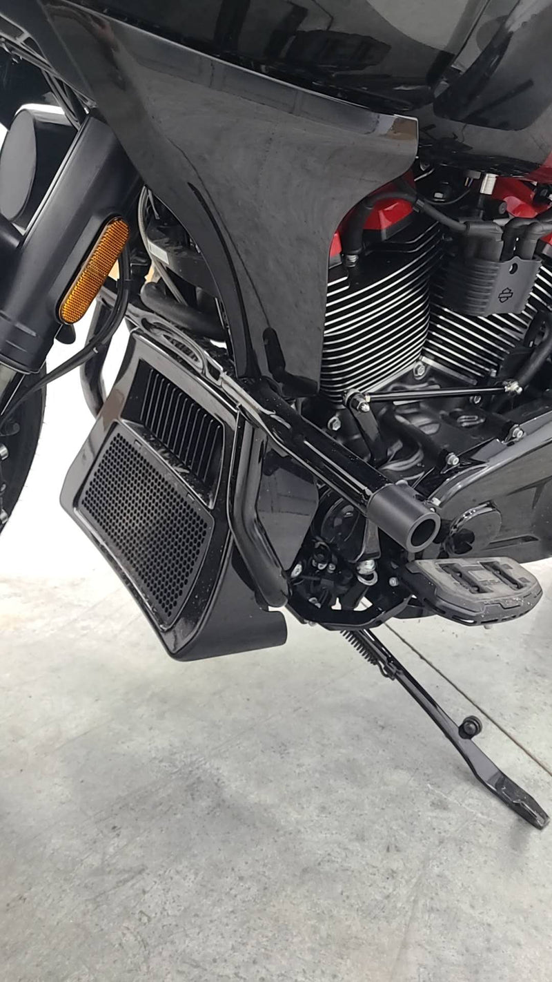 Load image into Gallery viewer, Harley Roadglide Front Crash Bar Flat-Out Bar Touring models 2014-2025