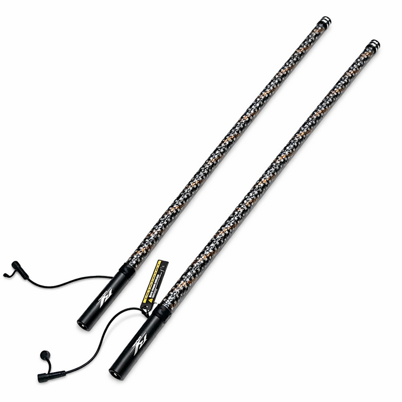 Load image into Gallery viewer, Pro Series LED Light Whips with Bluetooth & Remote - R1 Industries