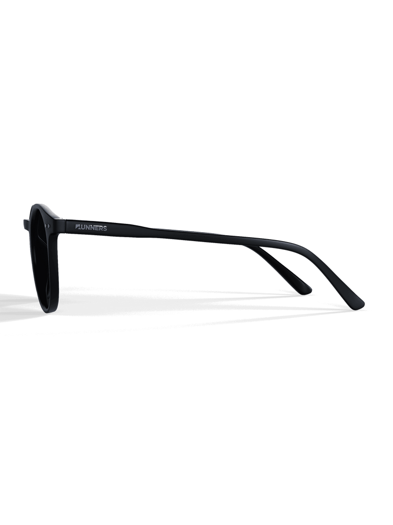 Load image into Gallery viewer, Black Round Polarized Sunglasses - Black Lens UV400 for Men & Women