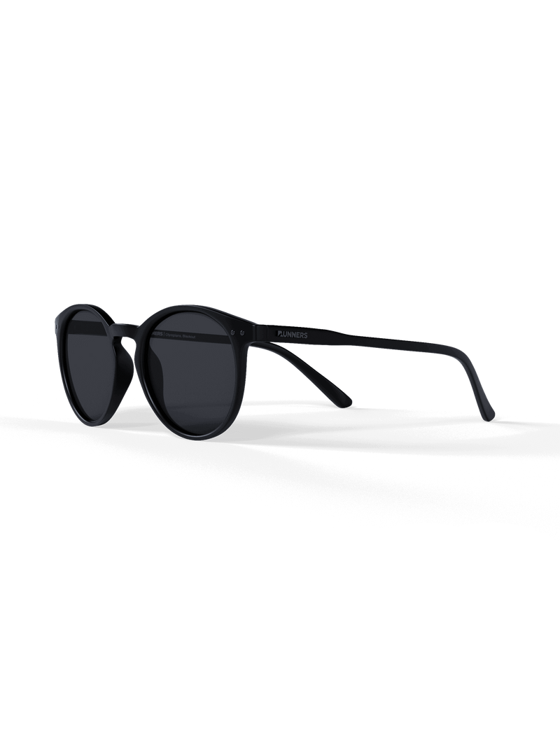 Load image into Gallery viewer, Black Round Polarized Sunglasses - Black Lens UV400 for Men & Women