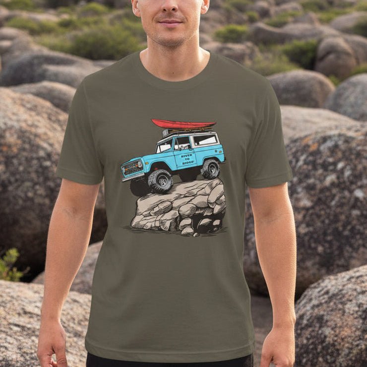 Load image into Gallery viewer, Offroad Classic Men's T Shirt, Army, Asphalt or Grey