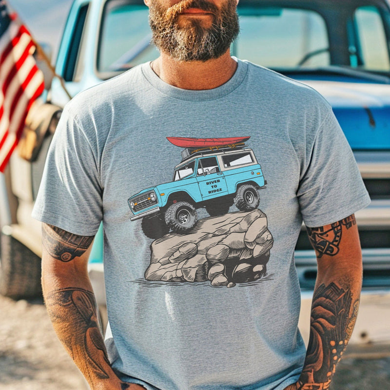 Load image into Gallery viewer, Offroad Classic Men's T Shirt, Army, Asphalt or Grey