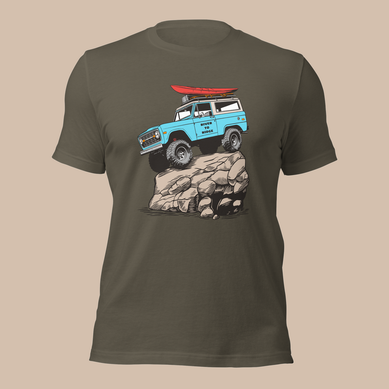 Load image into Gallery viewer, Offroad Classic Men's T Shirt, Army, Asphalt or Grey