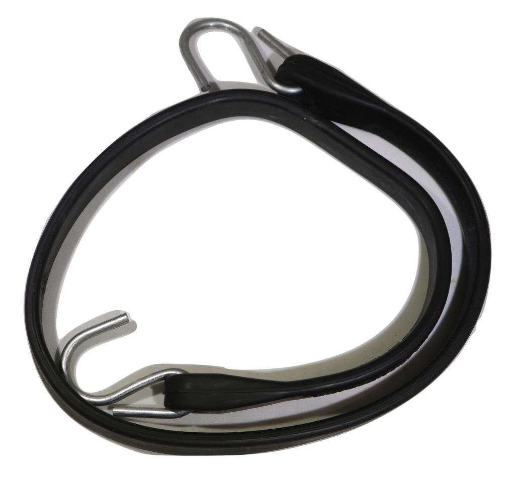 15", 21" and 31"Rubber Tarp Straps w/ Crimped S Hooks (20) of Each | 60 PACK