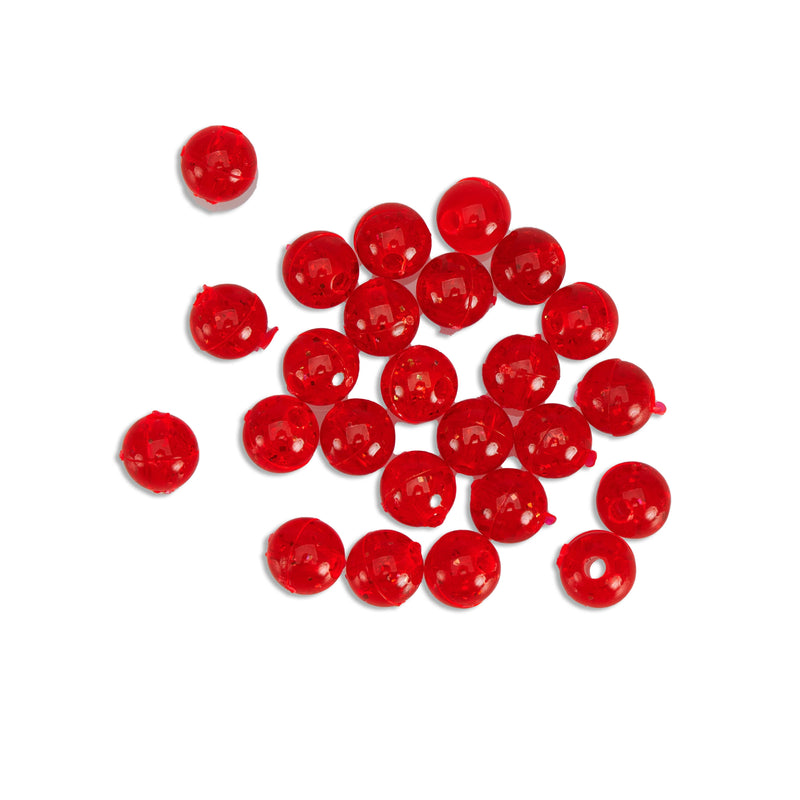 Load image into Gallery viewer, Clear Red 6MM Beads (20pack)