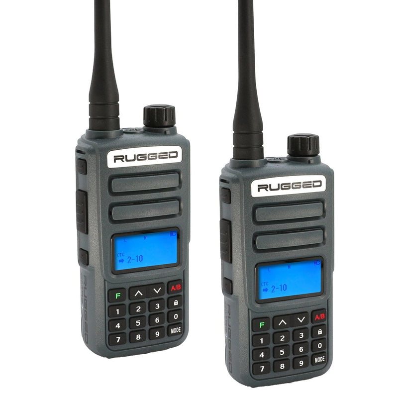 Load image into Gallery viewer, Rugged Radios 2 PACK - Rugged GMR2 PLUS GMRS and FRS Two Way Handheld Radios