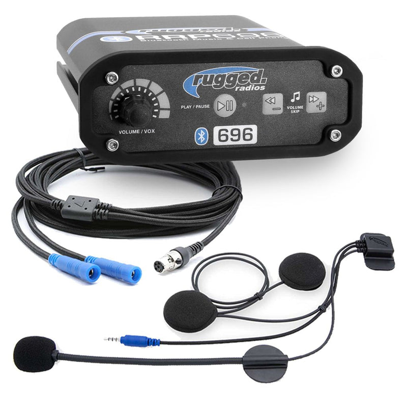 Load image into Gallery viewer, Rugged Radios 2 Person - RRP696 Gen1 Bluetooth Intercom with Super Sport Cables and Helmet Kits