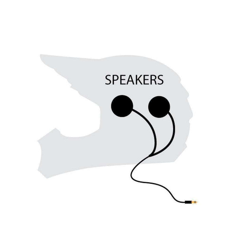 Load image into Gallery viewer, Rugged Radios Alpha Audio Velcro Mount Helmet Speakers - Stereo 3.5mm - by Rugged Radios