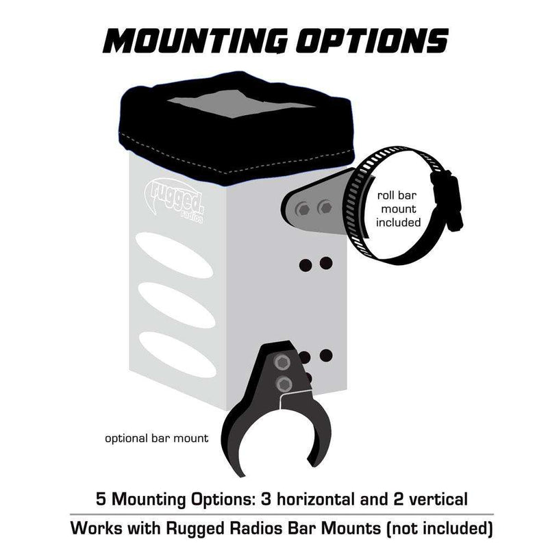 Load image into Gallery viewer, Rugged Radios Aluminum Handheld Radio Box with Universal Mounting - by Rugged Radios