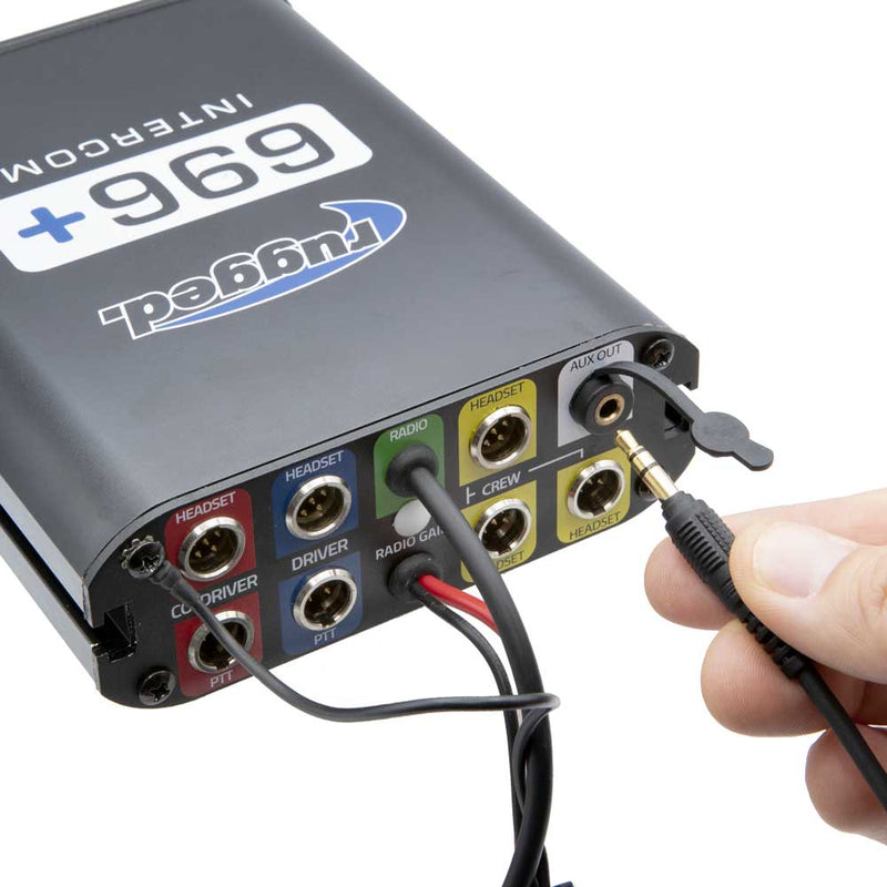 Load image into Gallery viewer, Rugged Radios Audio Recording Cable for 696 PLUS Intercom - 3 ft Long - 3.5mm to 3.5mm