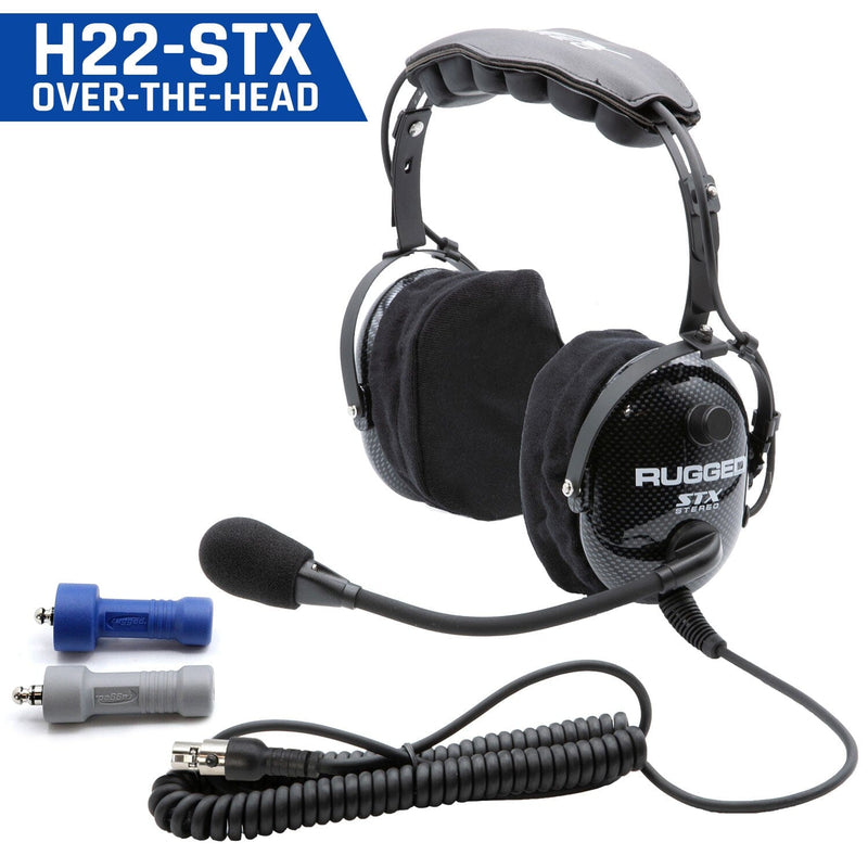 Load image into Gallery viewer, Rugged Radios ULTIMATE HEADSET for STEREO and OFFROAD Intercoms - Over The Head or Behind The Head