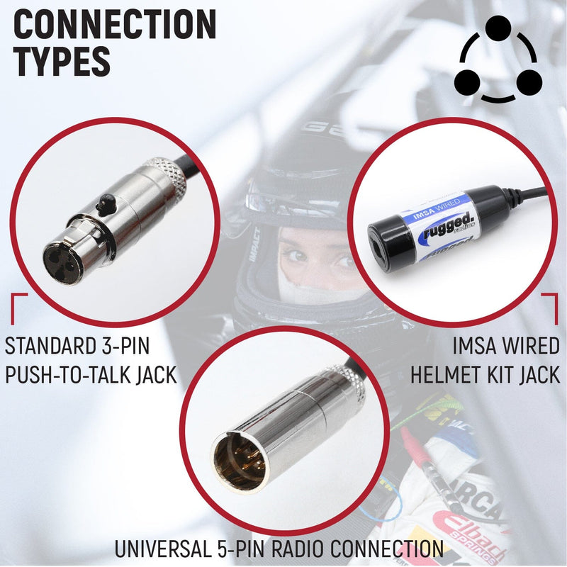 Load image into Gallery viewer, Rugged Radios IMSA 4-Conductor 4C Circle Track Road Race Car Harness