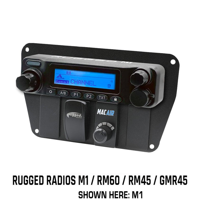 Load image into Gallery viewer, Rugged Radios Multi Mount Insert or Standalone Mount for Rugged Radios M1 - GMR45 - RM60 - RM45 with Rocker Switches