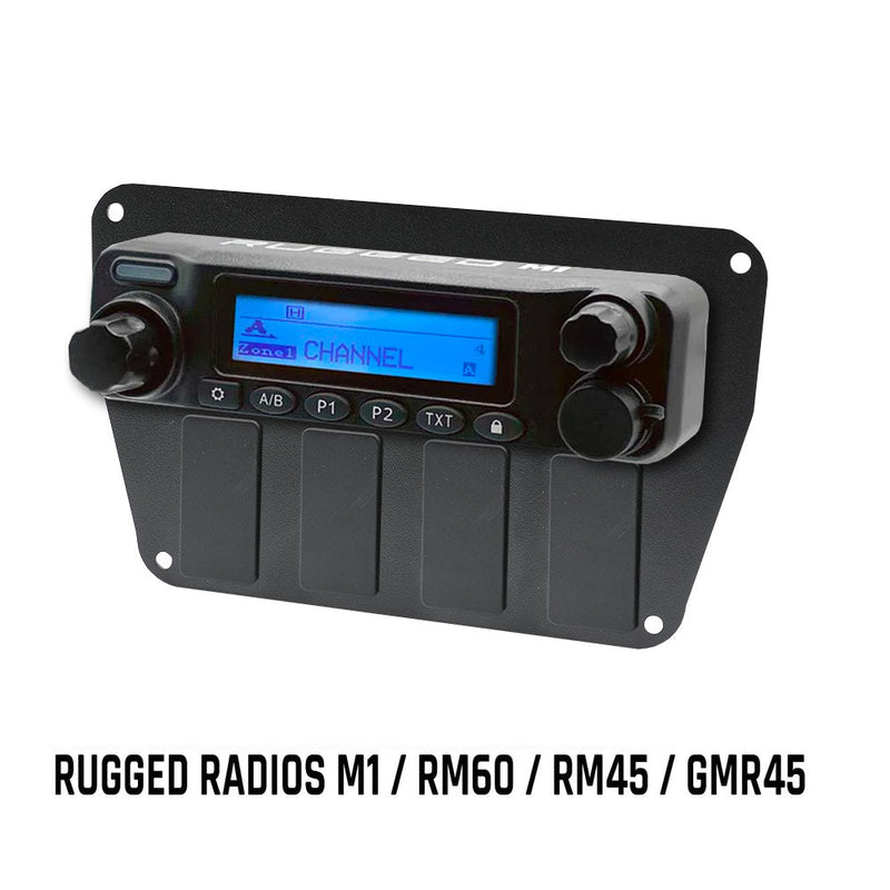 Load image into Gallery viewer, Rugged Radios Multi Mount Insert or Standalone Mount for Rugged Radios M1 - GMR45 - RM60 - RM45 with Rocker Switches