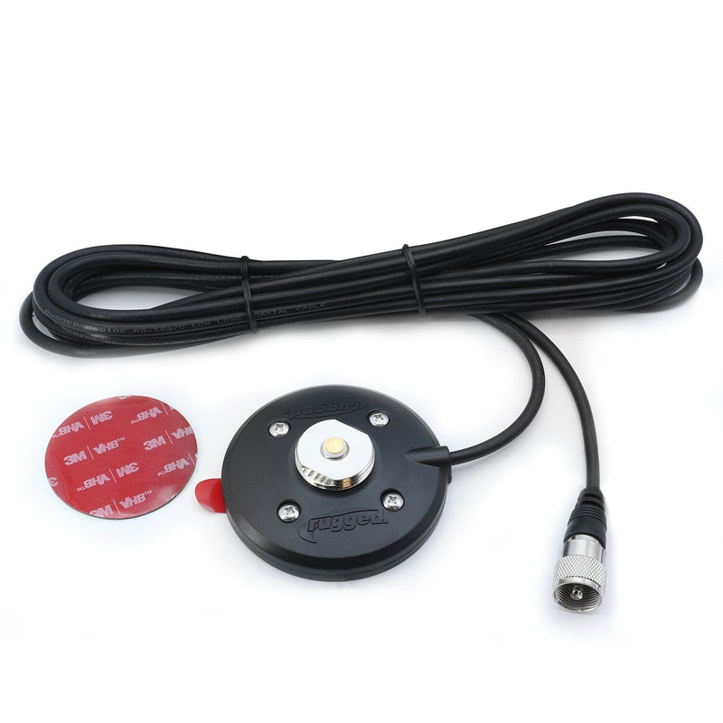Load image into Gallery viewer, Rugged Radios NMO - Adhesive Antenna Mount with 15' Coax Cable