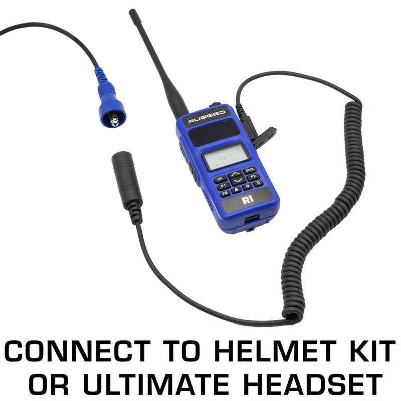 Load image into Gallery viewer, Rugged Radios OFFROAD Headset / Helmet Coil Cord Cable for Rugged Radios and Kenwood Radios