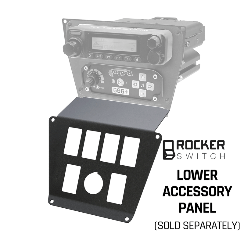 Load image into Gallery viewer, Rugged Radios Polaris RZR PRO XP, RZR Turbo R, and RZR PRO R Dash Mount Radio and Intercom