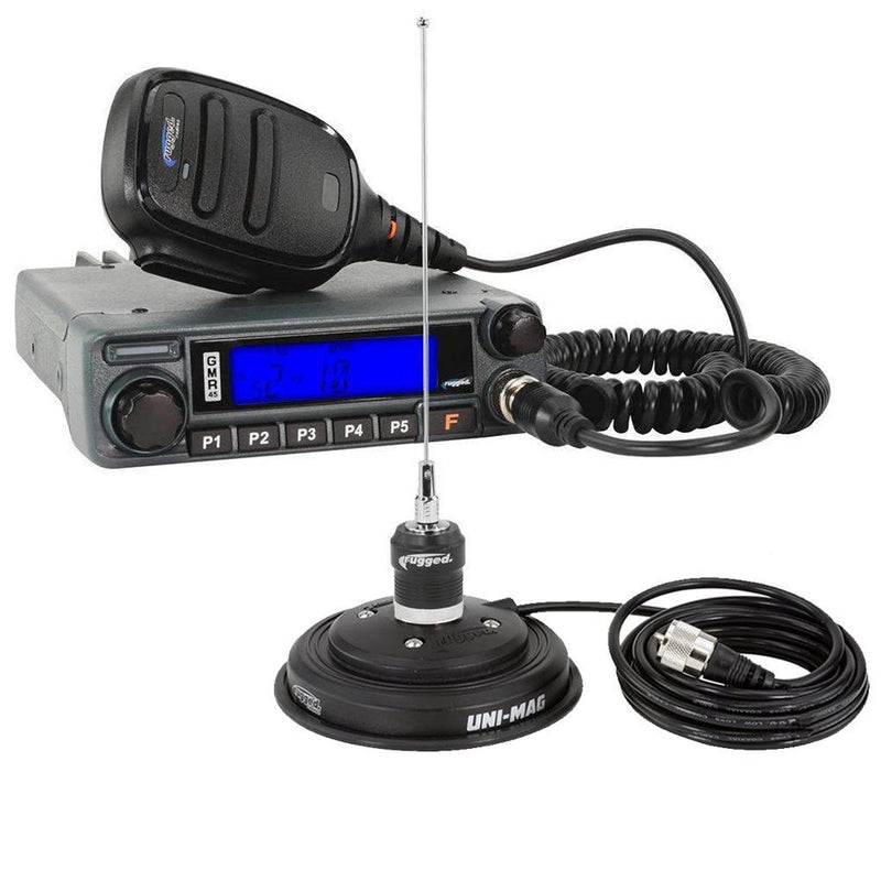 Load image into Gallery viewer, Rugged Radios Radio Kit - GMR45 High Power GMRS Band Mobile Radio with Antenna