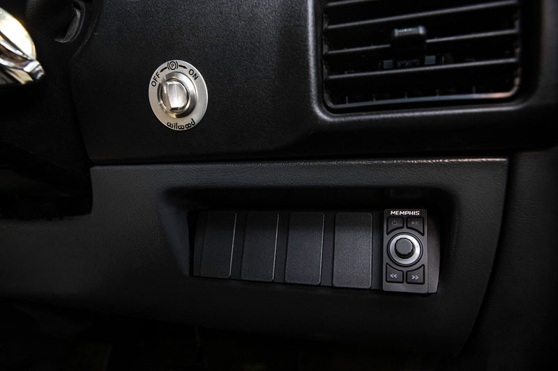 Load image into Gallery viewer, Rugged Radios Rocker Switch Panel for OBS Ford Bronco, F150, and F250 Lower Dash