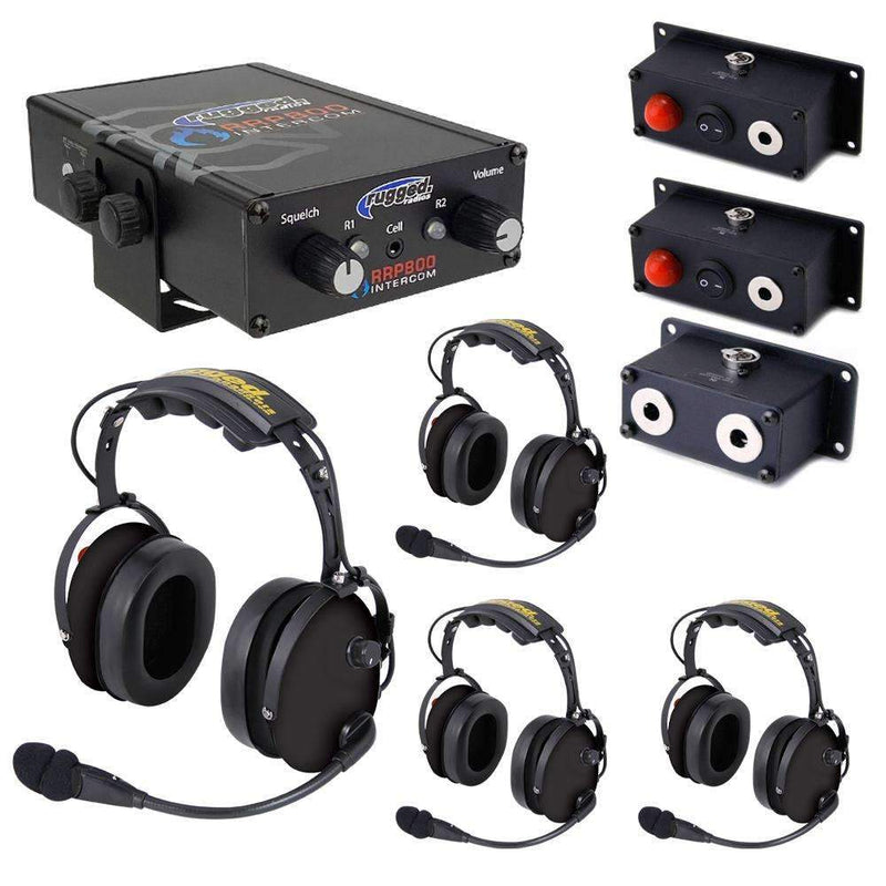 Load image into Gallery viewer, Rugged Radios Fire Safety Industrial Dual Radio Intercom 4 Place Kit with RRP800