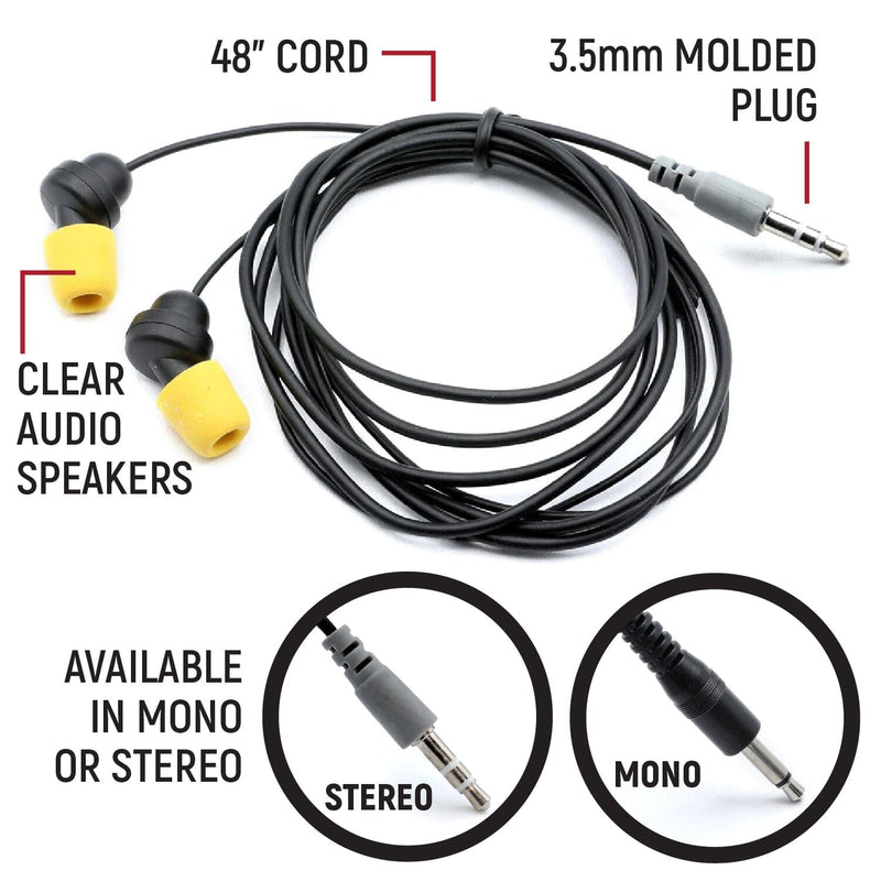 Load image into Gallery viewer, Rugged Radios Sportsman Foam Earbud Speakers - Mono and Stereo