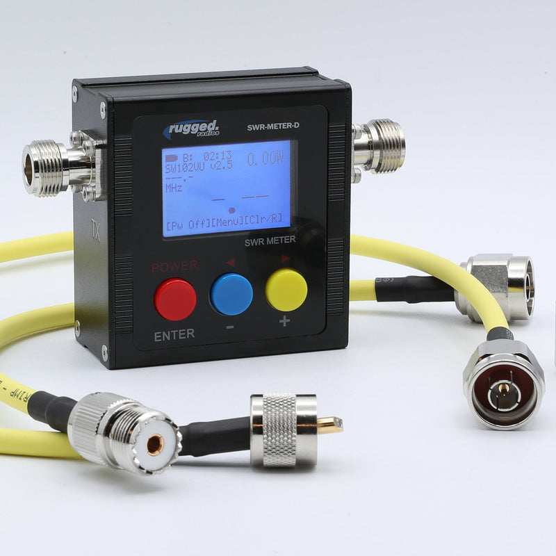 Load image into Gallery viewer, Rugged Radios SWR UHF & VHF Antenna Power Meter with Cables