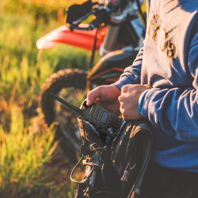 Load image into Gallery viewer, Rugged Radios MOTO MAX Complete Motorcycle Communication Kit with Heavy-Duty OFFROAD Cables