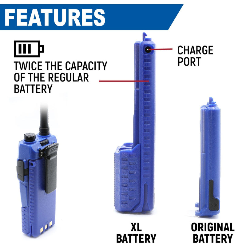 Load image into Gallery viewer, Rugged Radios V3 / RH5R Handheld Radio High Capacity 3800mAH Battery
