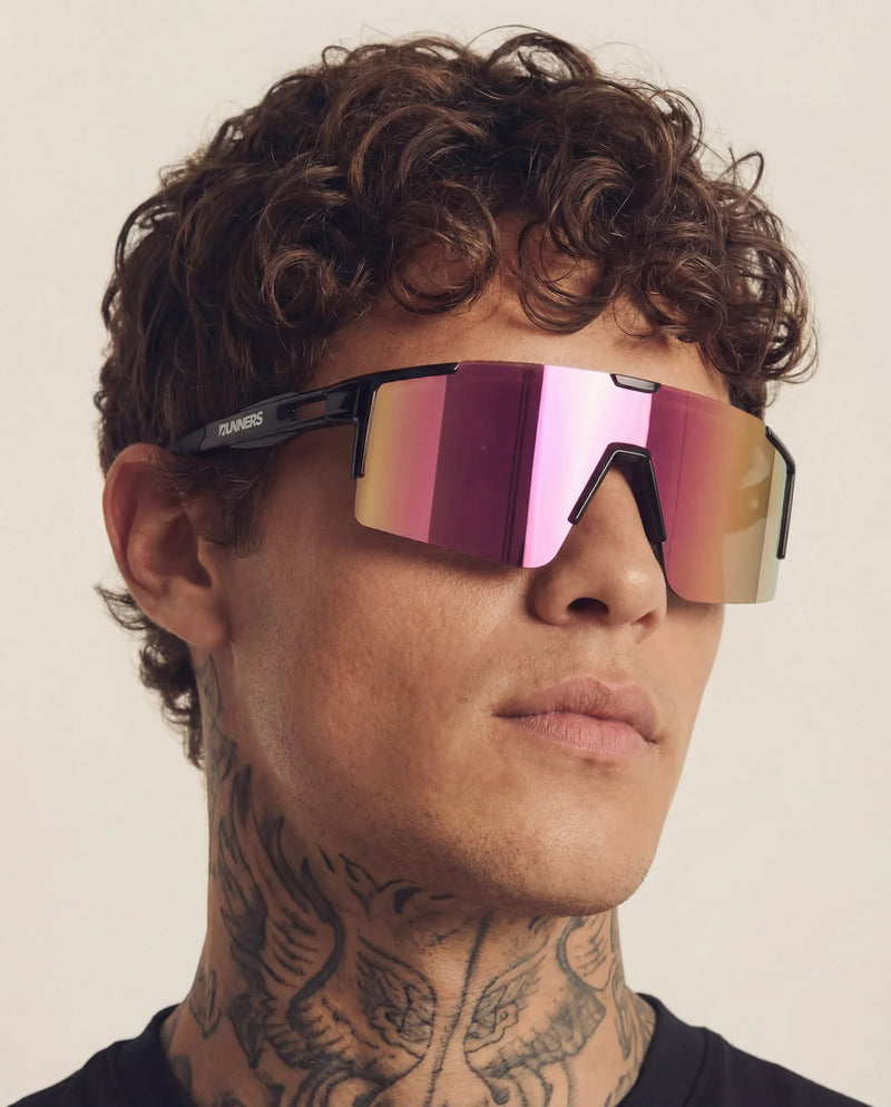 Load image into Gallery viewer, Cherry Pink Polarized Running Sunglasses - UV400 for Men & Women | X365