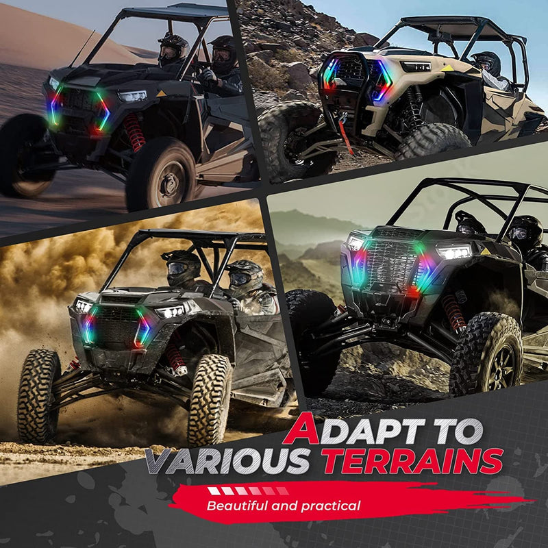 Load image into Gallery viewer, RGB Turn Signal Lights Fit Polaris RZR XP 1000 Turbo (2019-2023)