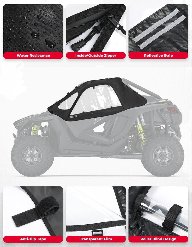 Load image into Gallery viewer, Upgraded Soft Upper Door Cab Enclosure for Polaris RZR PRO XP 2020-2024