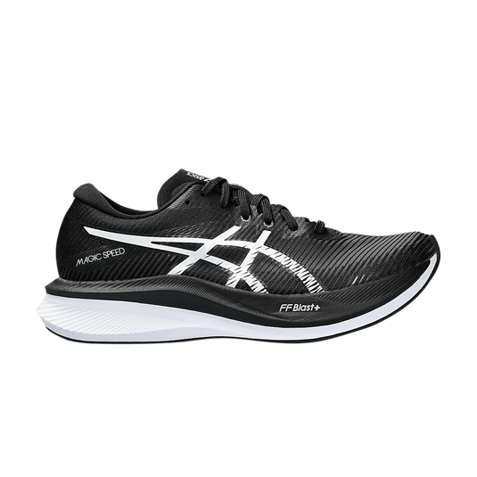Women's Asics Magic Speed 3, Black/White, 9 B Medium - Skoutley Outdoors LLC