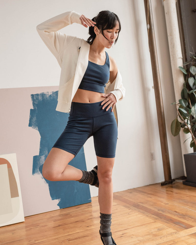 Load image into Gallery viewer, EcoKnit™ Ribbed Bike Short