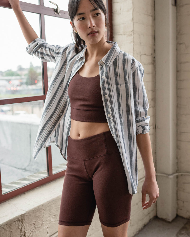 Load image into Gallery viewer, EcoKnit™ Ribbed Bike Short