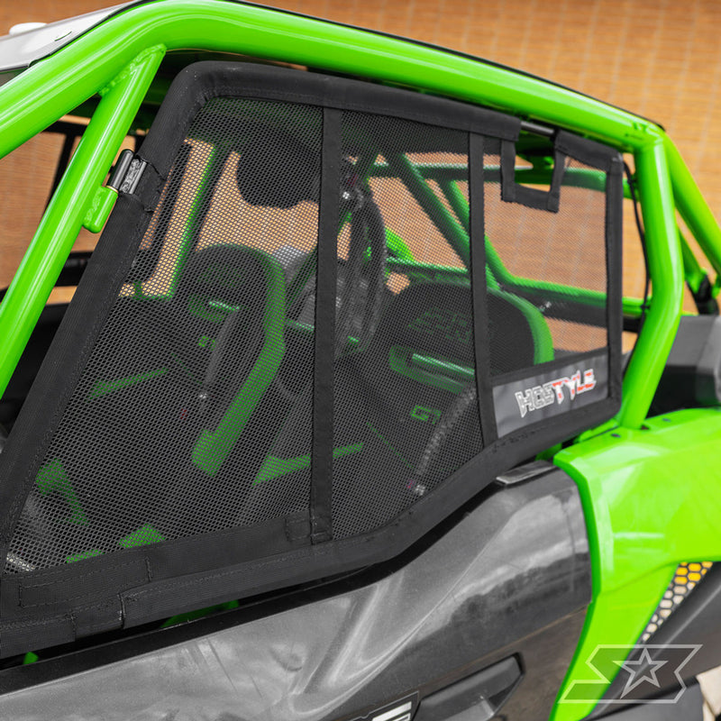 Load image into Gallery viewer, 2020+ Kawasaki Teryx KRX 1000 Custom ABC Pillar Cage w/ "A" Intrusion Bars, Aluminum Roof w/ Dzus Fasteners, Light Bar Tabs, Whip Tabs