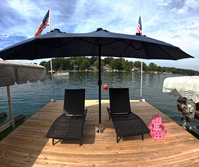 Load image into Gallery viewer, Breezelock™ Dock & Boat Flag/Umbrella Stand - Stainless Steel Umbrella Stand