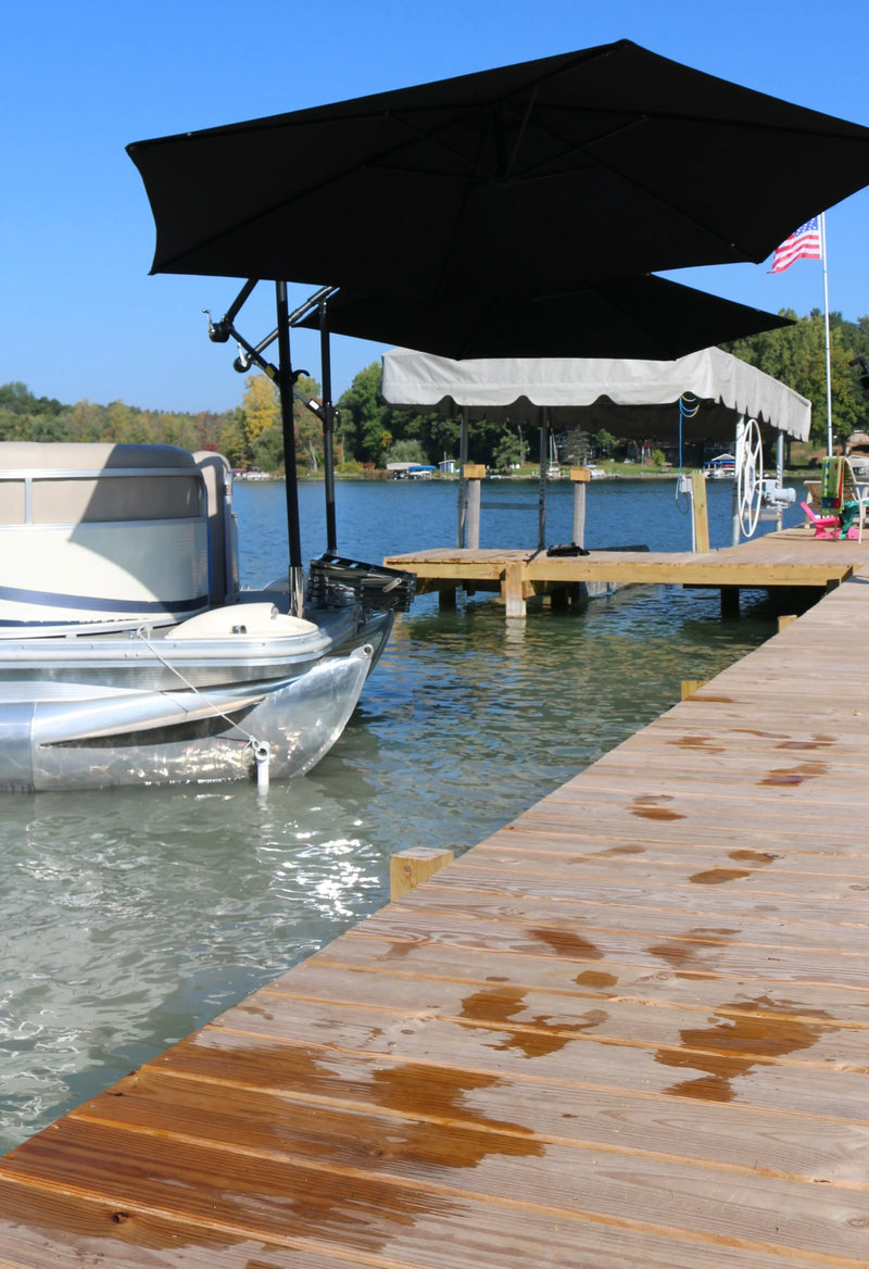 Load image into Gallery viewer, Breezelock™ Dock & Boat Flag/Umbrella Stand - Stainless Steel Umbrella Stand