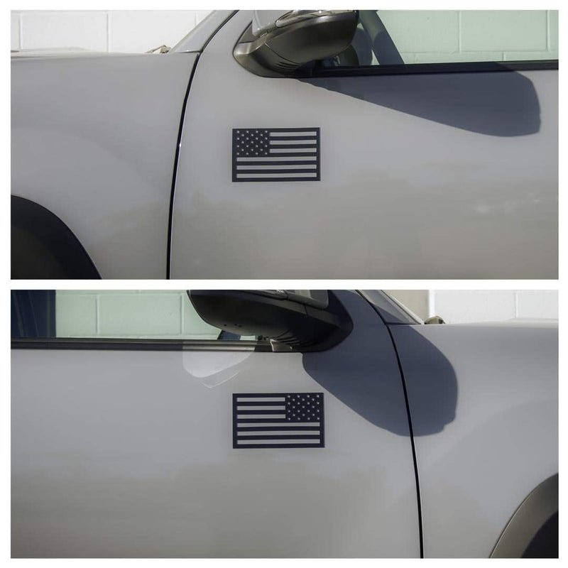 Load image into Gallery viewer, American Flag Vehicle Magnets - Black (Best-Seller)