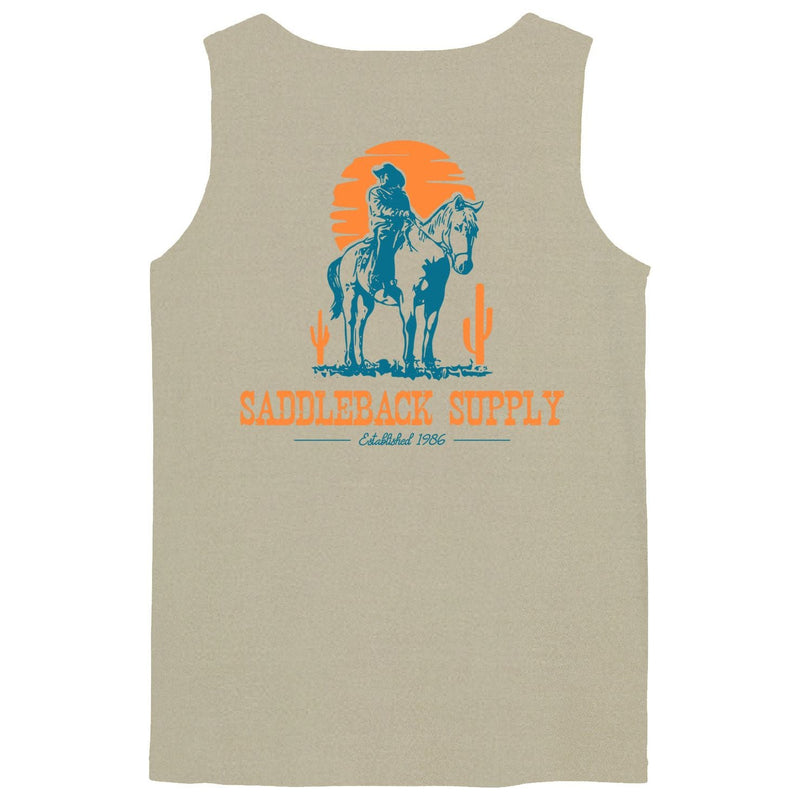 Load image into Gallery viewer, Cowboy & Trusty Steed Pigment Tank Top