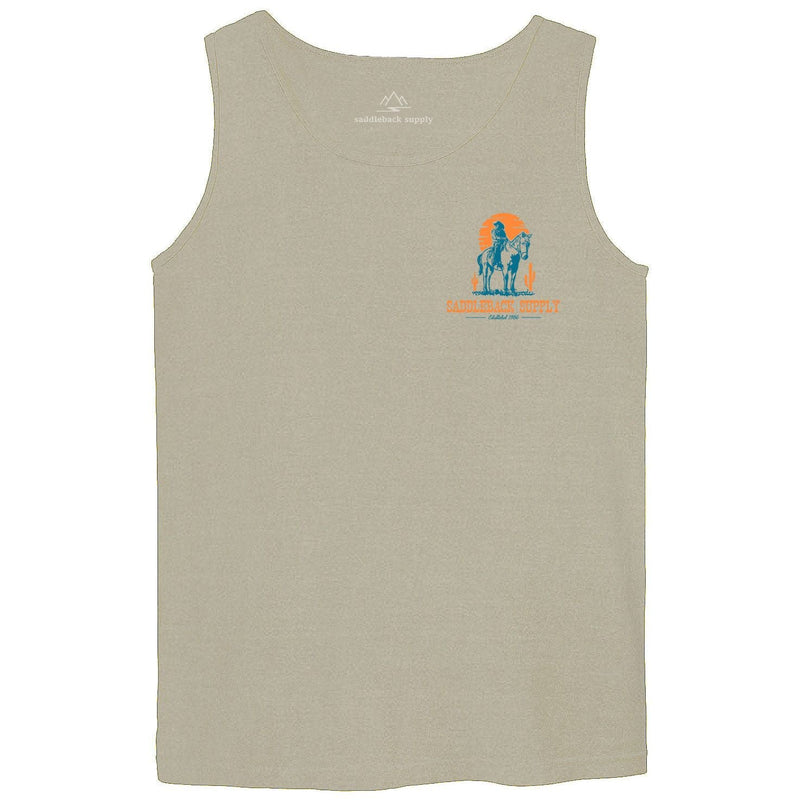 Load image into Gallery viewer, Cowboy & Trusty Steed Pigment Tank Top