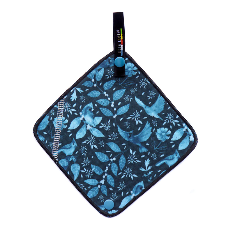 Load image into Gallery viewer, 'Sapphire Feather' Kula Cloth®