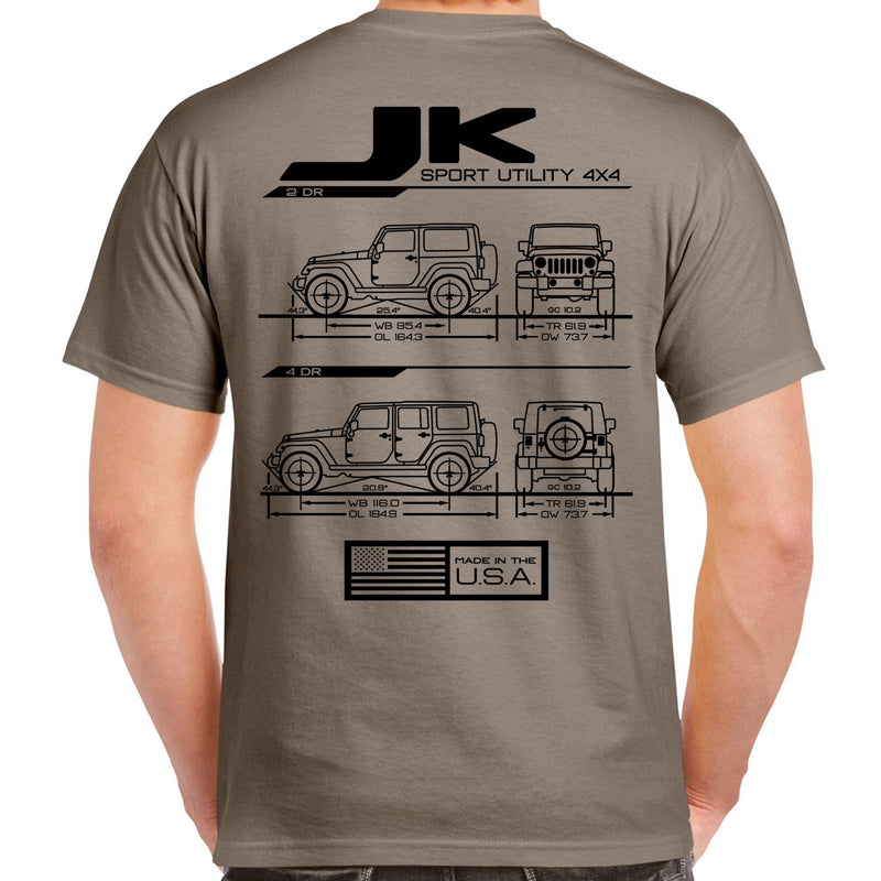 Load image into Gallery viewer, JK Blueprint T-Shirt