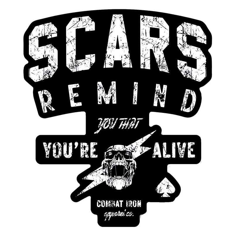 Load image into Gallery viewer, Scars Remind You That You're Alive Decal