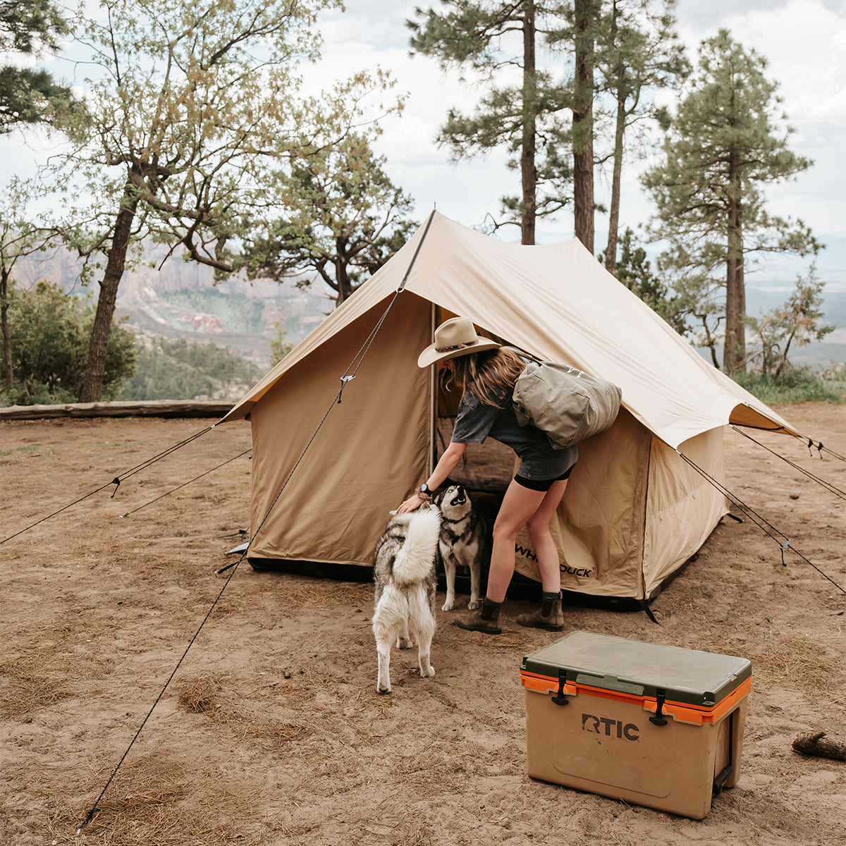 USED - Rover Scout Tent - 8'x9' Sandstone Beige
