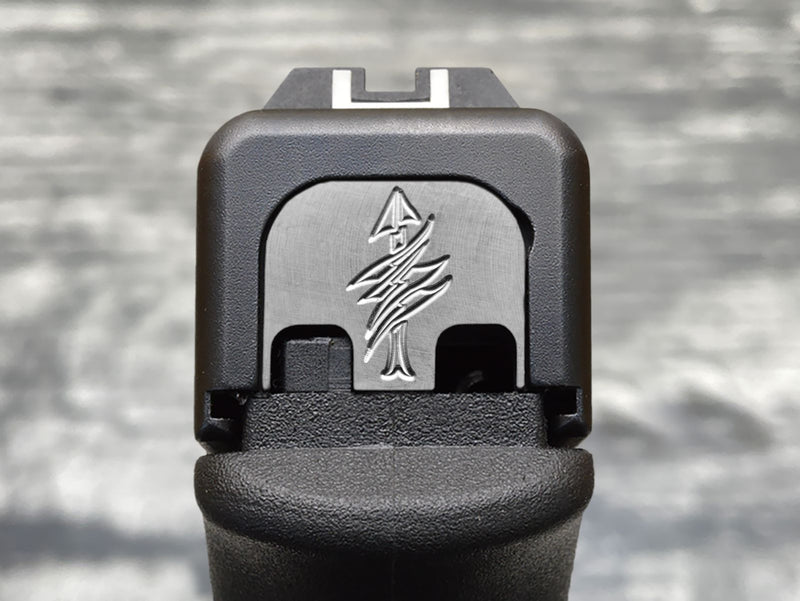 Load image into Gallery viewer, Milspin USMC Glock Slide Back Plates (Most Popular)