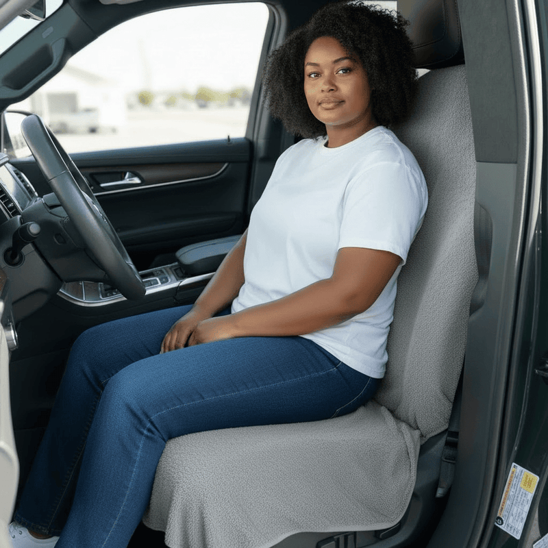Load image into Gallery viewer, SeatGuard Terry Cloth Seat Cover (2-Pack) – Soft, Absorbent Seat Protector for Beach, Gym & Travel