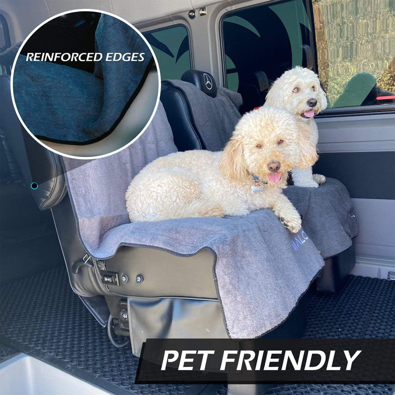 Load image into Gallery viewer, SeatGuard Terry Cloth Seat Cover (2-Pack) – Soft, Absorbent Seat Protector for Beach, Gym & Travel