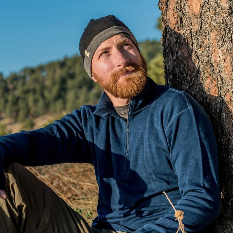 Load image into Gallery viewer, Midweight Men's Wool 1/4 Zip - 100% Merino Wool