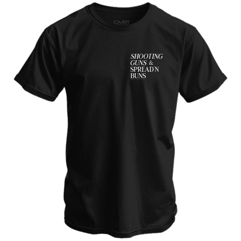 Load image into Gallery viewer, Shooting Guns & Spread'n Buns Men's T-Shirt